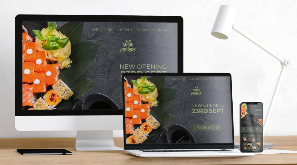 homepage seen computer screen